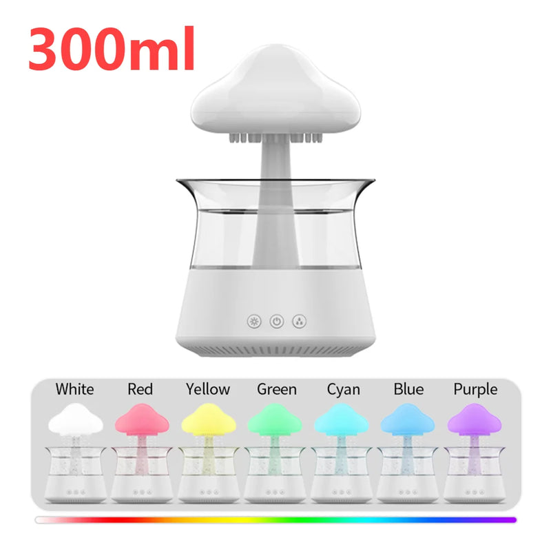 Mushroom rain night lights